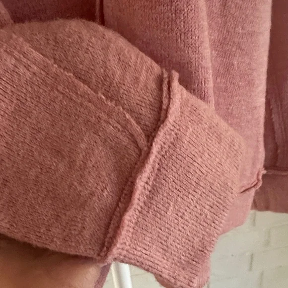 a.n.a Women's V-Neck Sweater - Rose / Peach Color - Picture 6 of 12